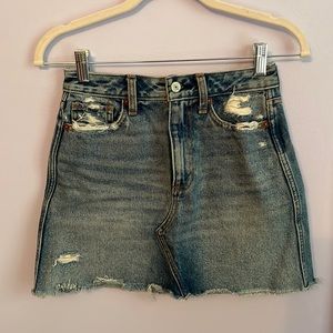 Vintage Abercrombie denim mini skirt